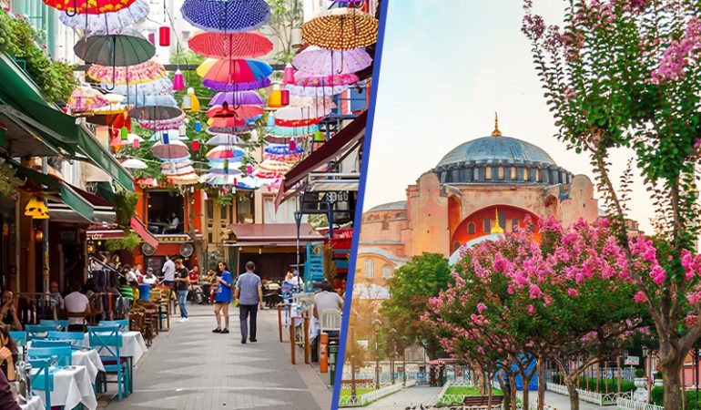مقایسه دو بخش آسیایی و اروپایی استانبول